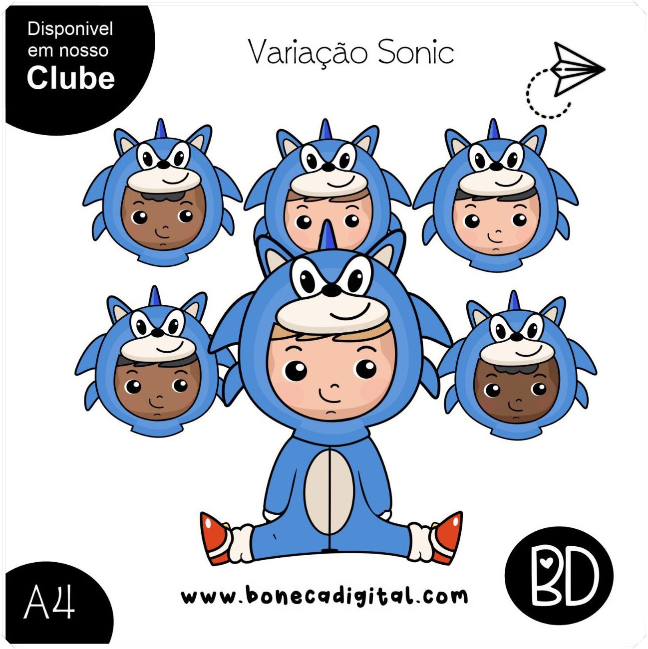 Sonic Sentado