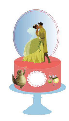 Topo de Bolo - A Princesa e o Sapo #14