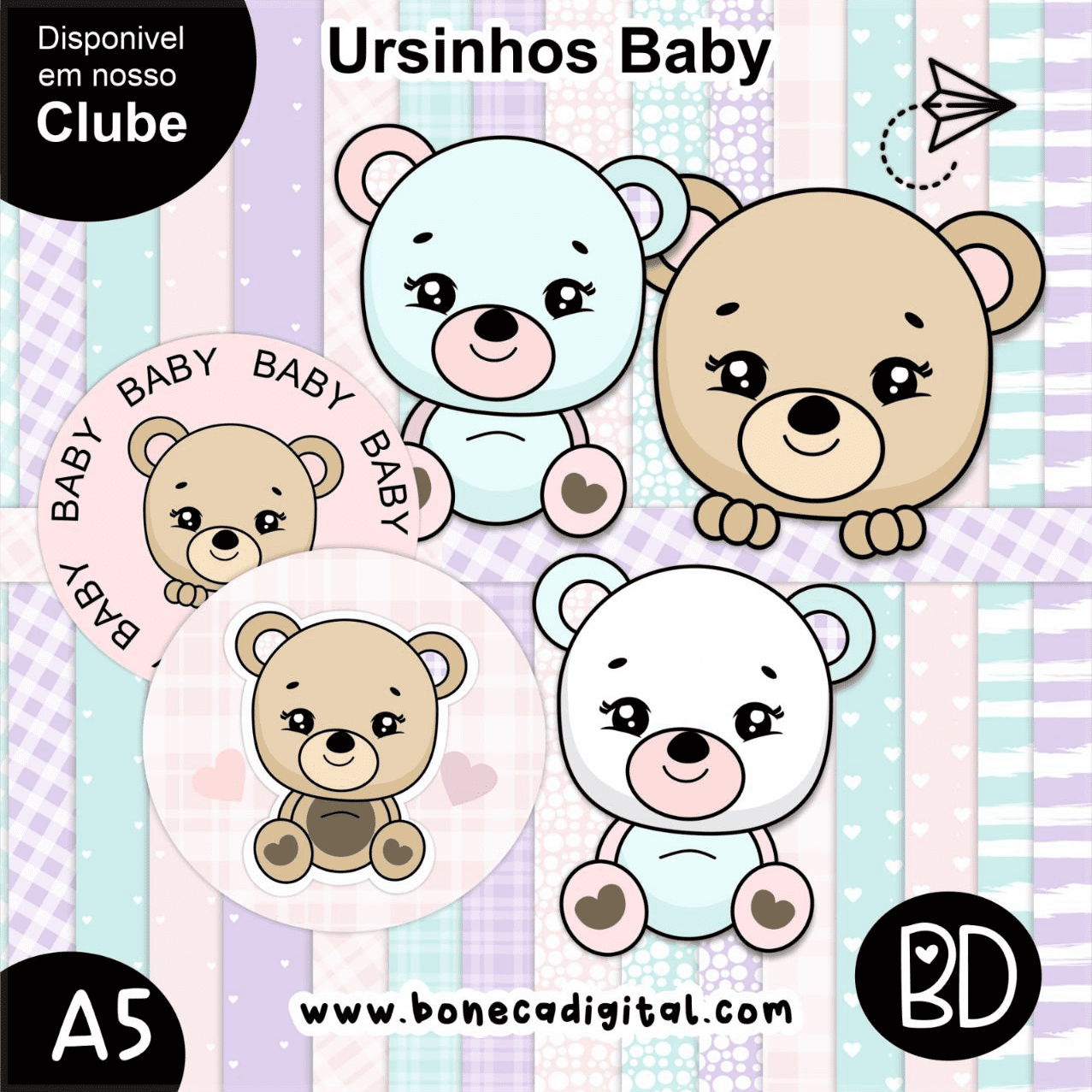 Ursinhos Paleta Baby