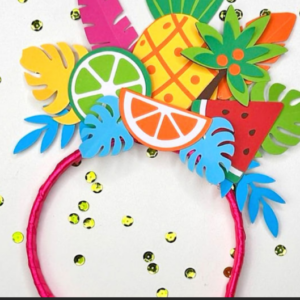 Tiara frutas Carnaval - Camadas