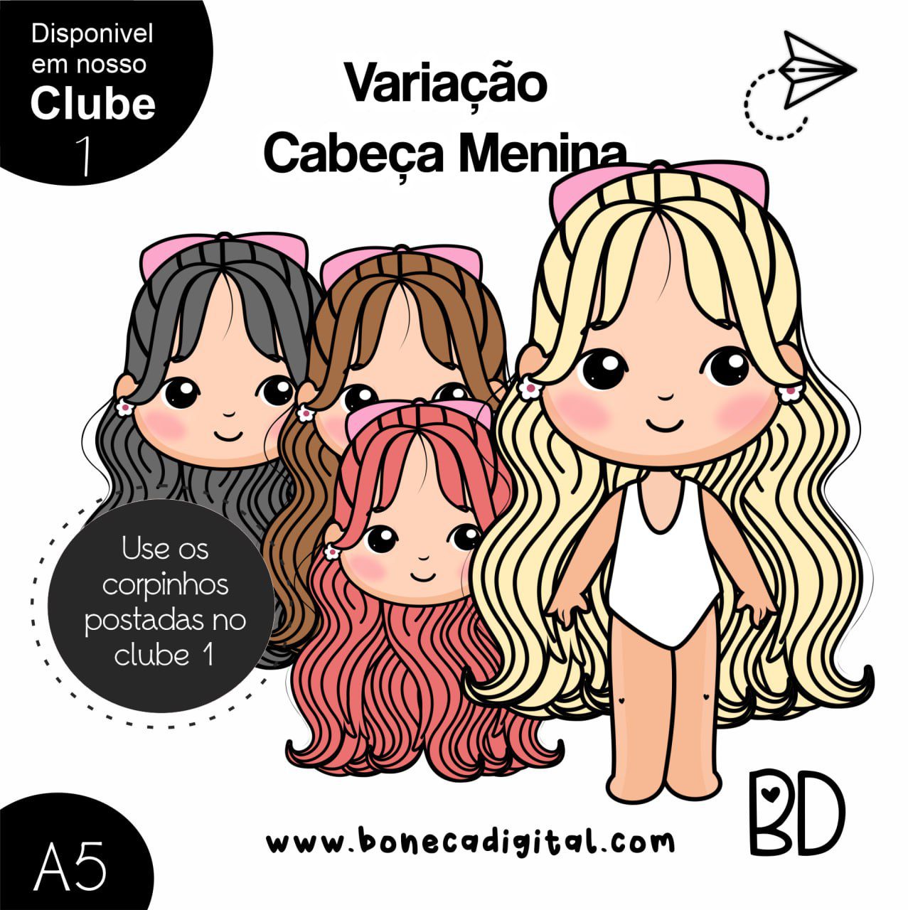 Cabeças Meninas Variação