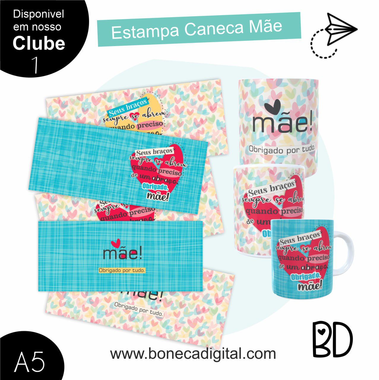 Estampa Caneca Mãe