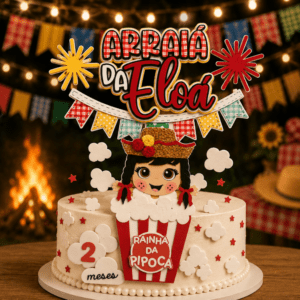 Topo De Bolo Junino - Arraía da Eloah