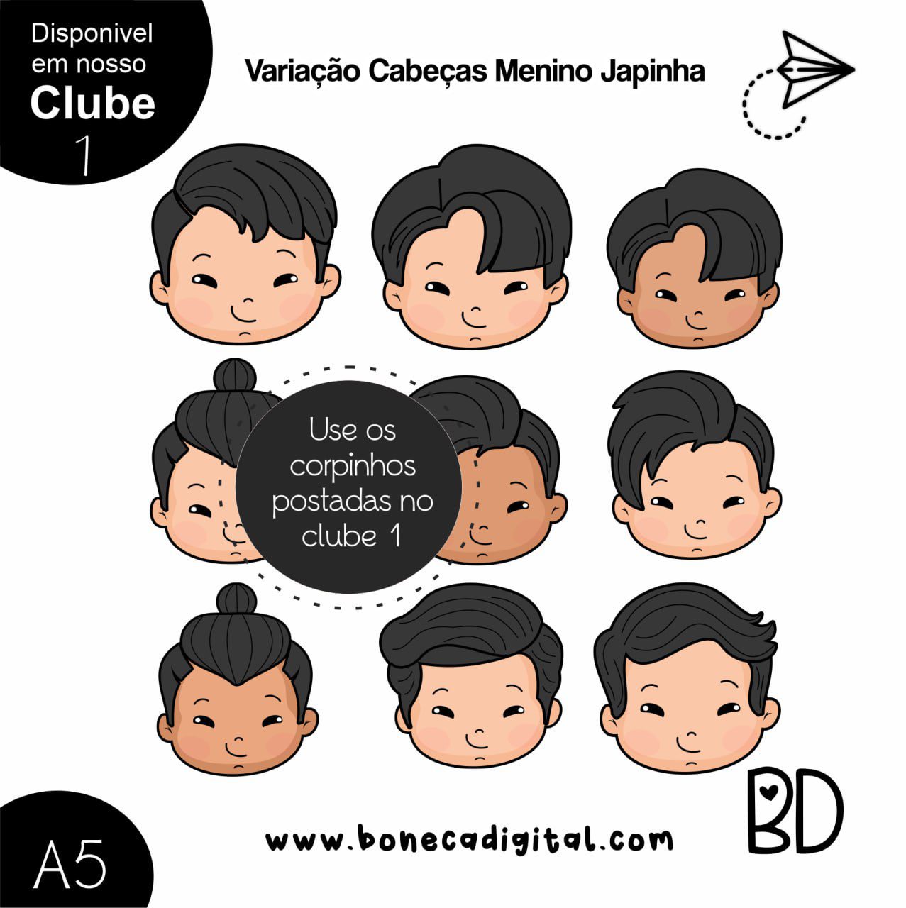 Variação Cabeça Meninos Japinha