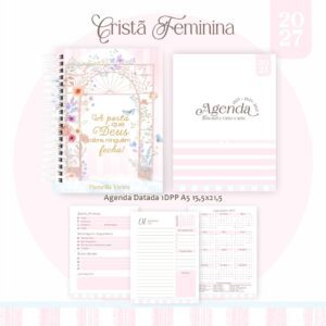Encadernação - Coleção 2027 - Tema Cristã Feminina