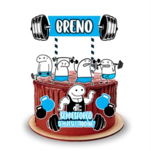 Topo de Bolo - Academia #34