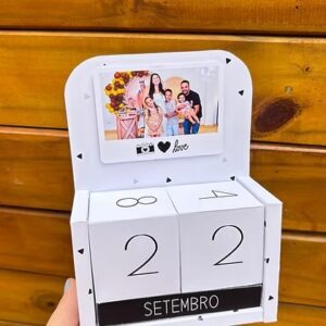Arquivo de Corte - Calendario em Cubo - Infinito