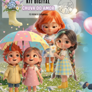 Kit Digital -  Chuva do Amor 3D