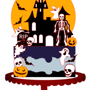 Topos de Bolo - Halloween #135