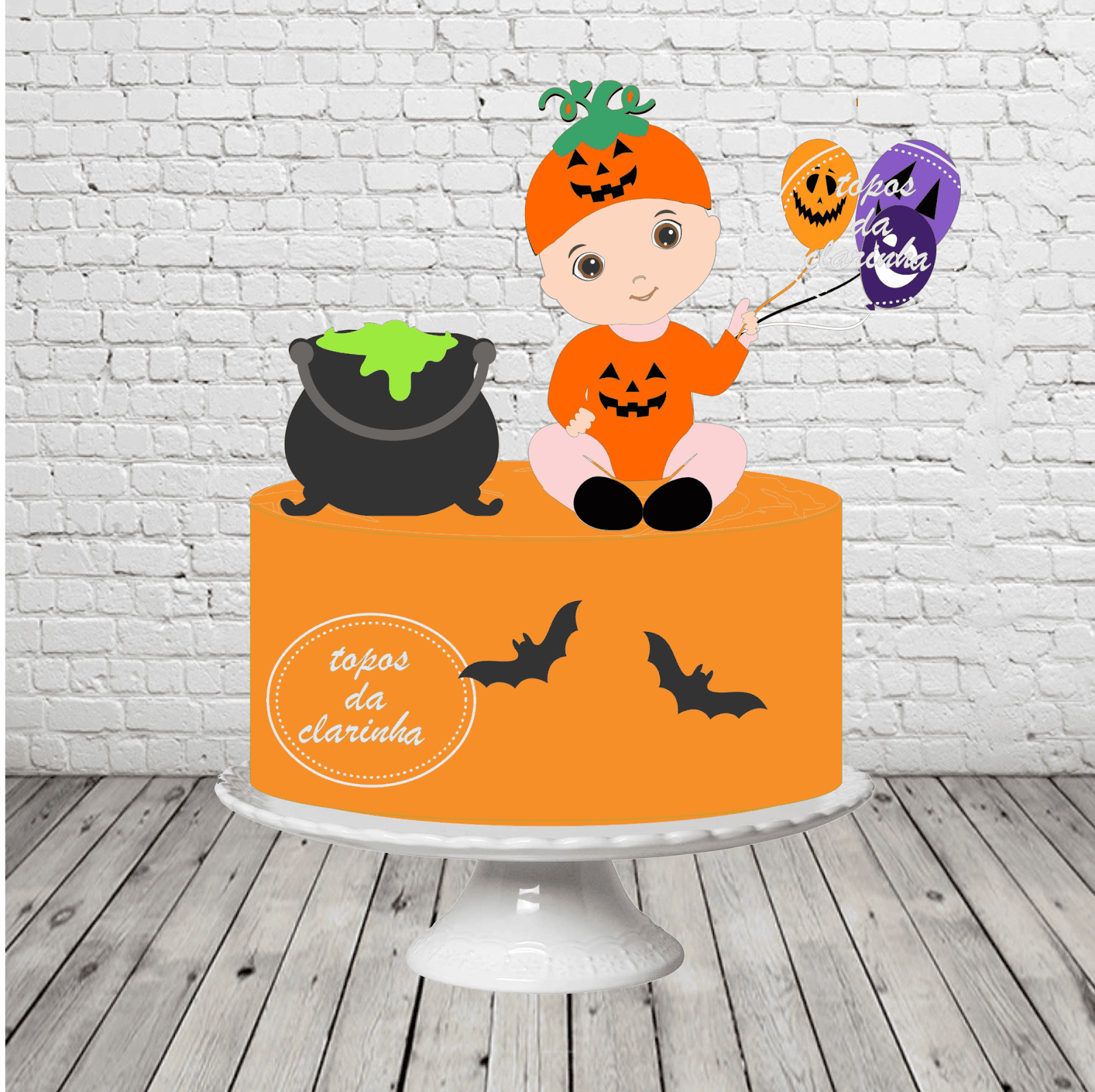 Topos de Bolo - Halloween #36