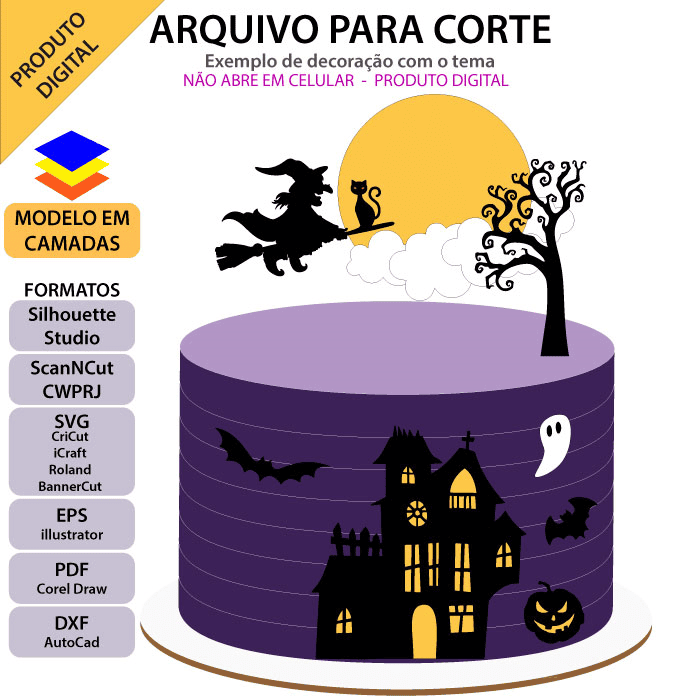 Topos de Bolo - Halloween #48