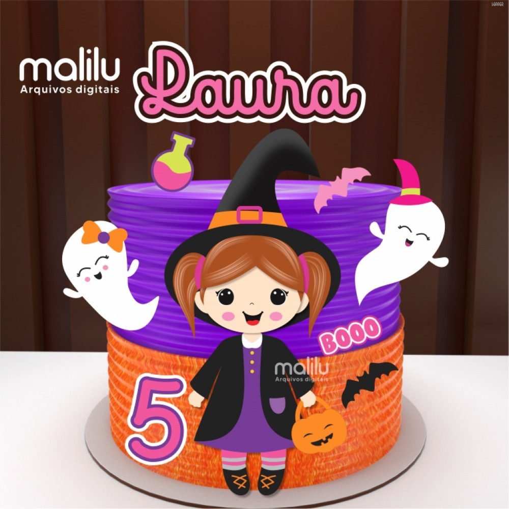 Topos de Bolo - Halloween #70