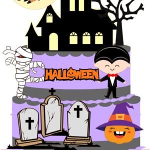 Topos de Bolo - Halloween #46