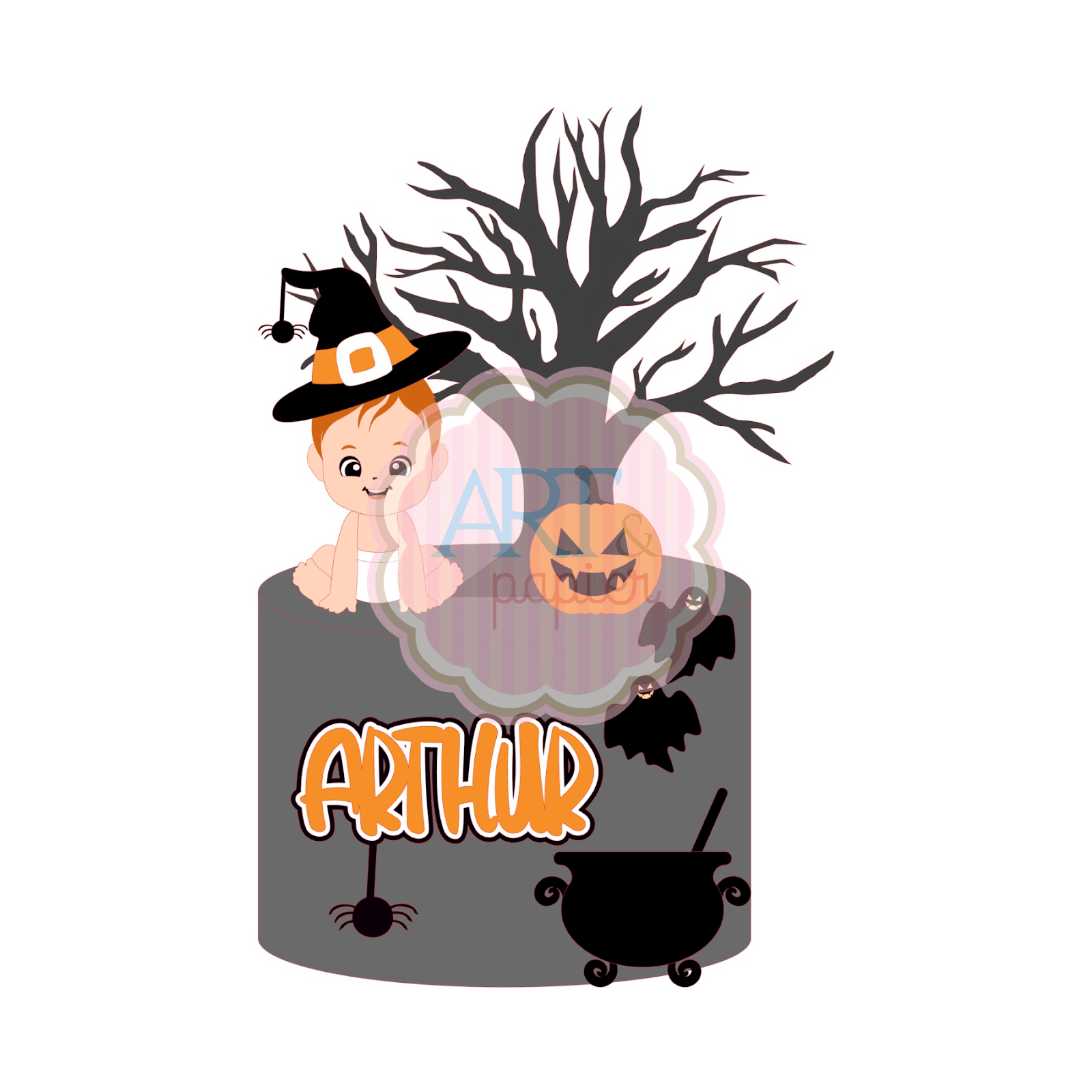 Topos de Bolo - Halloween #122