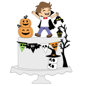 Topos de Bolo - Halloween #124