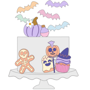 Topos de Bolo - Halloween #126